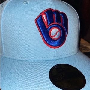 Hat Club exclusive Milwaukee Brewers PBR fitted hat 7 5/8